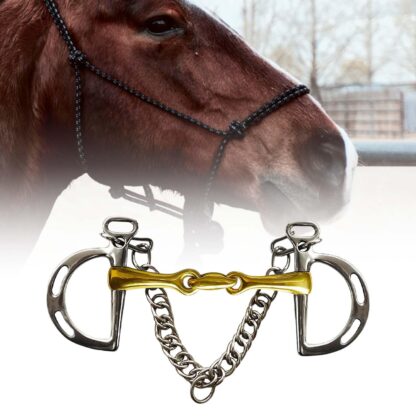 Mouth Harness Bit with Curb Chain - Image 2