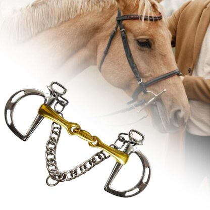 Mouth Harness Bit with Curb Chain - Image 4