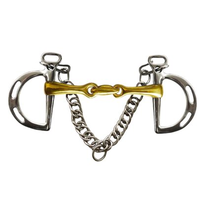 Mouth Harness Bit with Curb Chain
